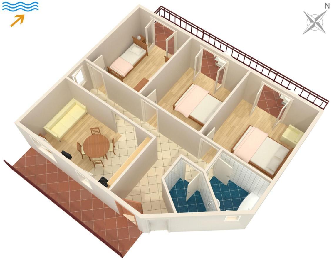 Apartments With A Parking Space Malinska Luaran gambar